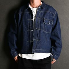 MASSES × Maison MIHARA YASUHIRO / DENIM JACKET ONE WASH MMY - INDIGO / セルヴィッヂデニム 1st型ジャケット / C15BL035