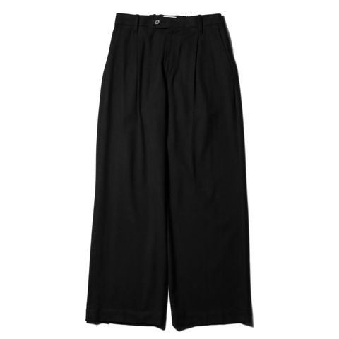 Wide Utility Trousers / ワイドトラウザー - ポリエステルレーヨン 2WAYストレッチ / SN-633A