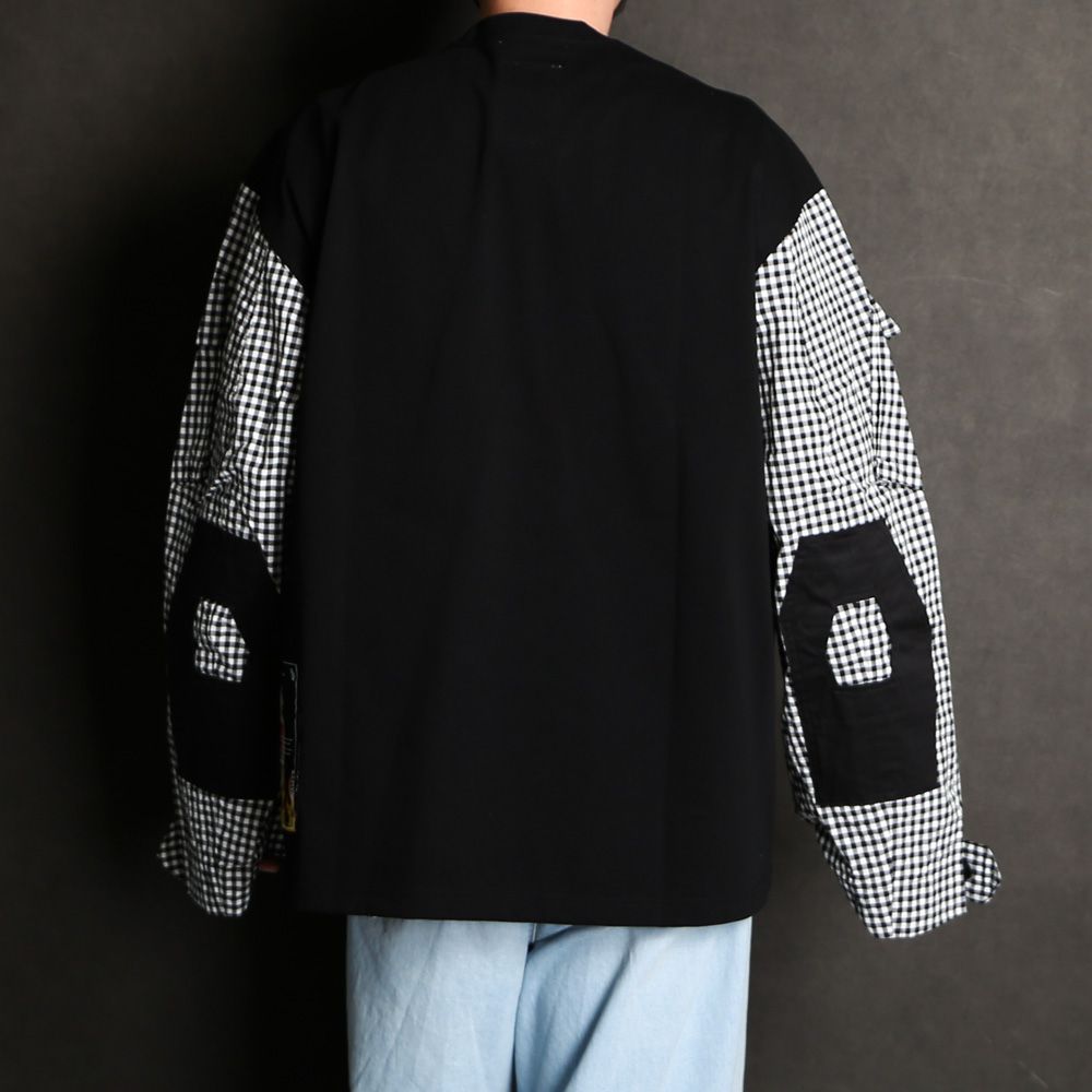 GINGHAM LONG TEE / GY-TO-4225
