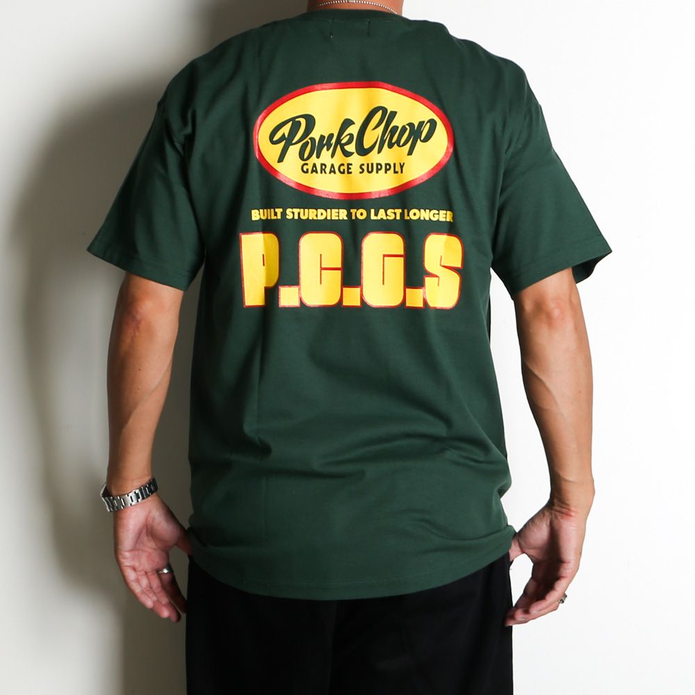 PORKCHOP - PCGS BLOCK TEE - WHITE / ショートスリーブTシャツ