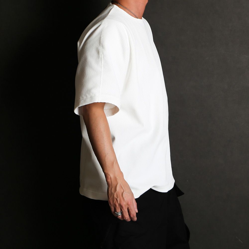 THE LINKED WAFFLE S/S TEE - WHITE / 2501002