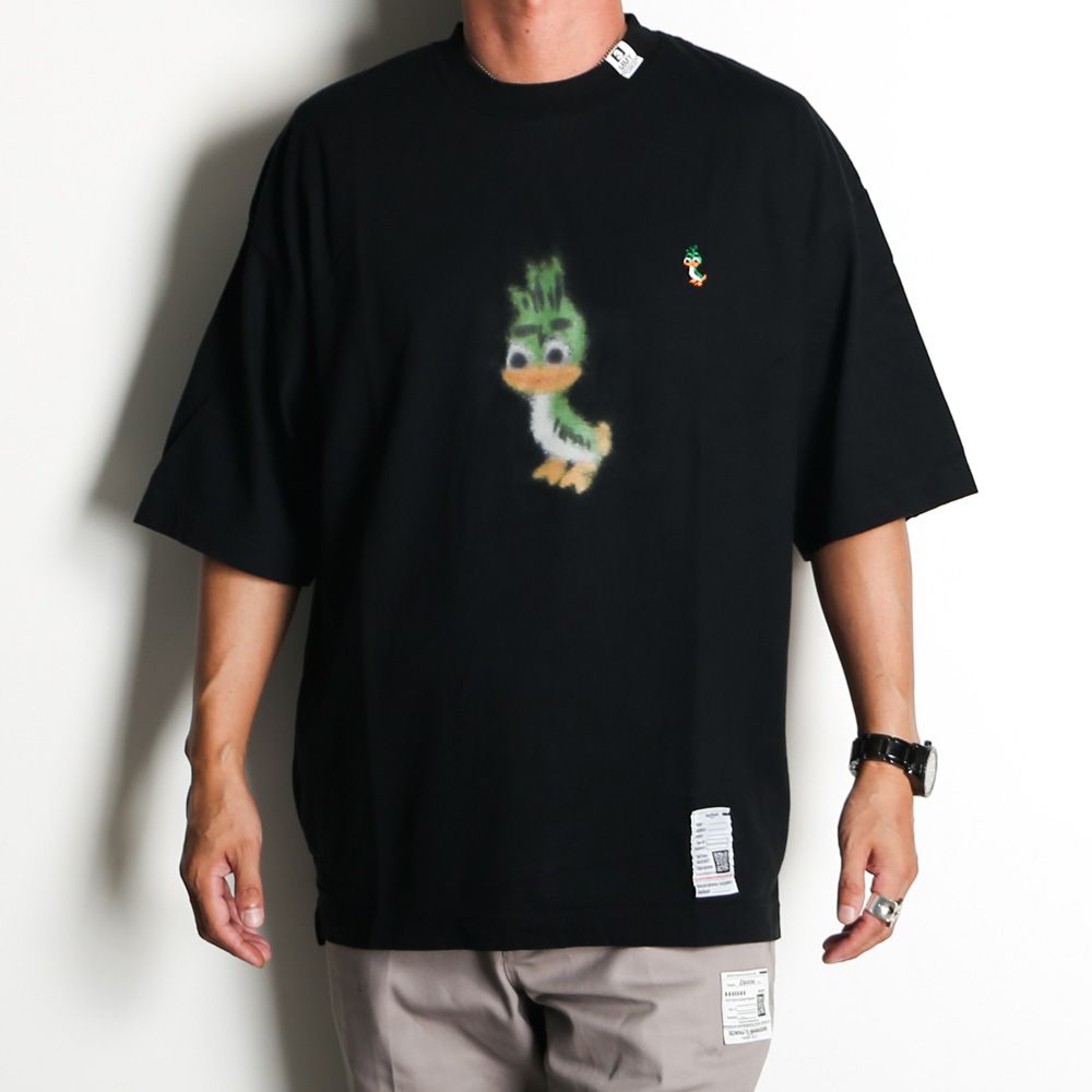 Leon Printed T-shirt - BLACK / レオン プリント Tシャツ / J17TS832