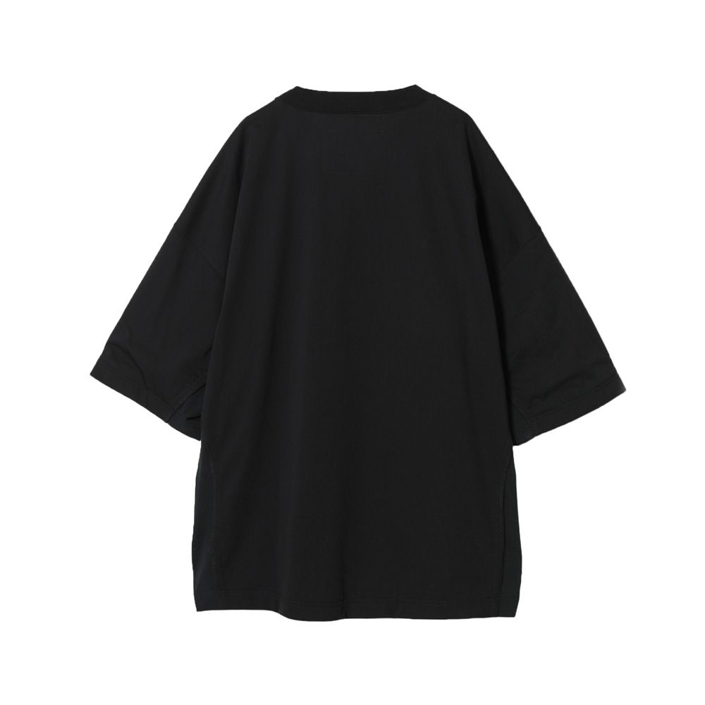 CREW NECK HALF SLEEVE T-SHIRT - BLACK / 9241-CS53-033