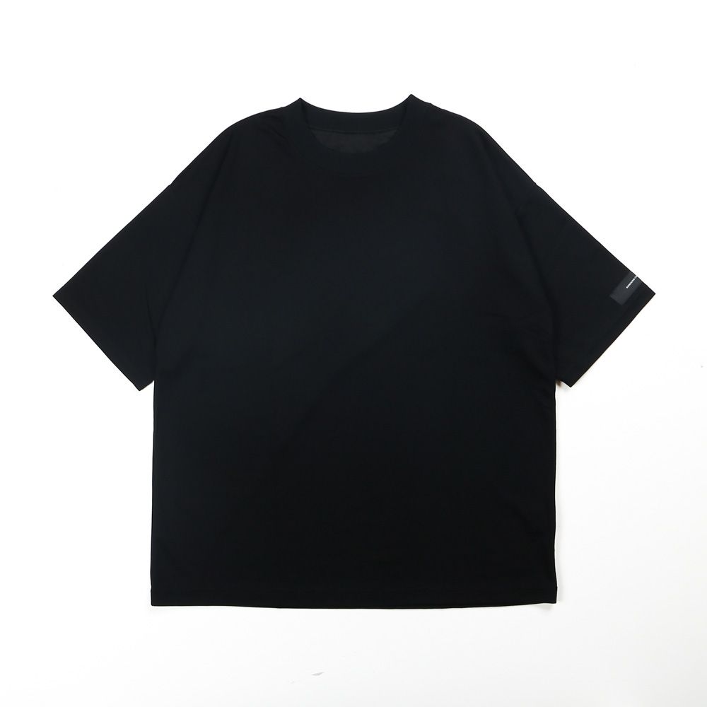 【ラスト1点-サイズ3】 REV MESH OVER TEE - BLACK / オーバーサイズ メッシュTシャツ / RC40-T-004