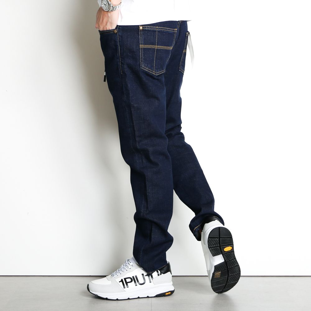 RIGID DAMAGE DENIM PANTS / アンクル ダメージデニムパンツ / USB-21014