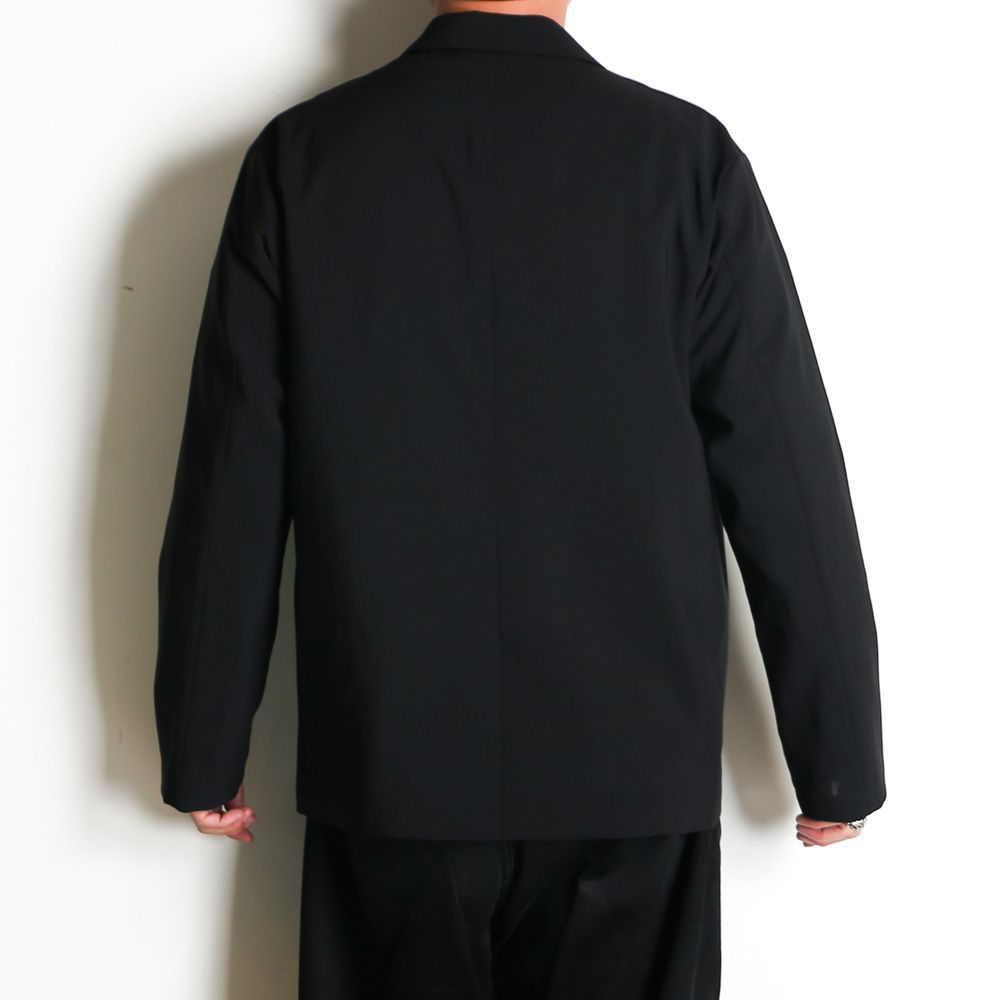 【ラスト1点-サイズ1】 STRETCH TECH JACKET - BLACK / テーラードジャケット / VTM-26-O-001