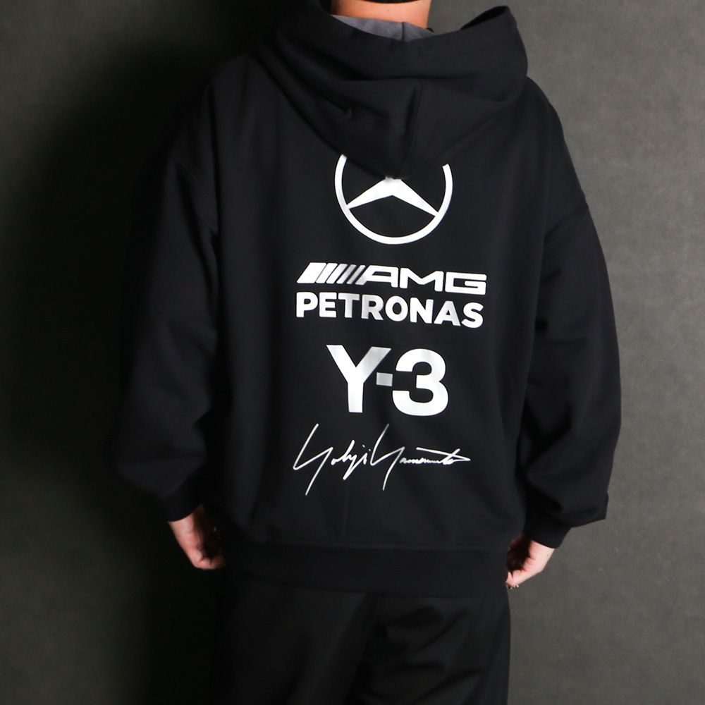 U F1 ZIP HOODIE - BLACK / ジップアップ パーカー / KR2242