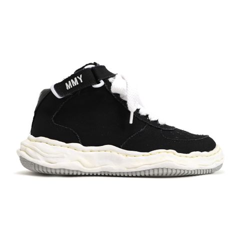 "WAYNE" original sole washed canvas High-Top sneaker / A08FW707