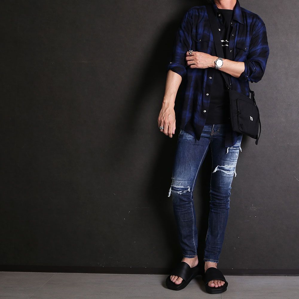 【MINEDENIM】【RESOUND CLOTHING】【DSQUARED2】【Y-3】コーディネート