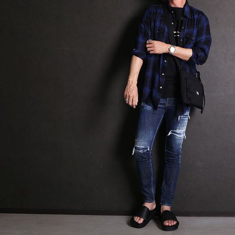 【MINEDENIM】【RESOUND CLOTHING】【DSQUARED2】【Y-3】コーディネート