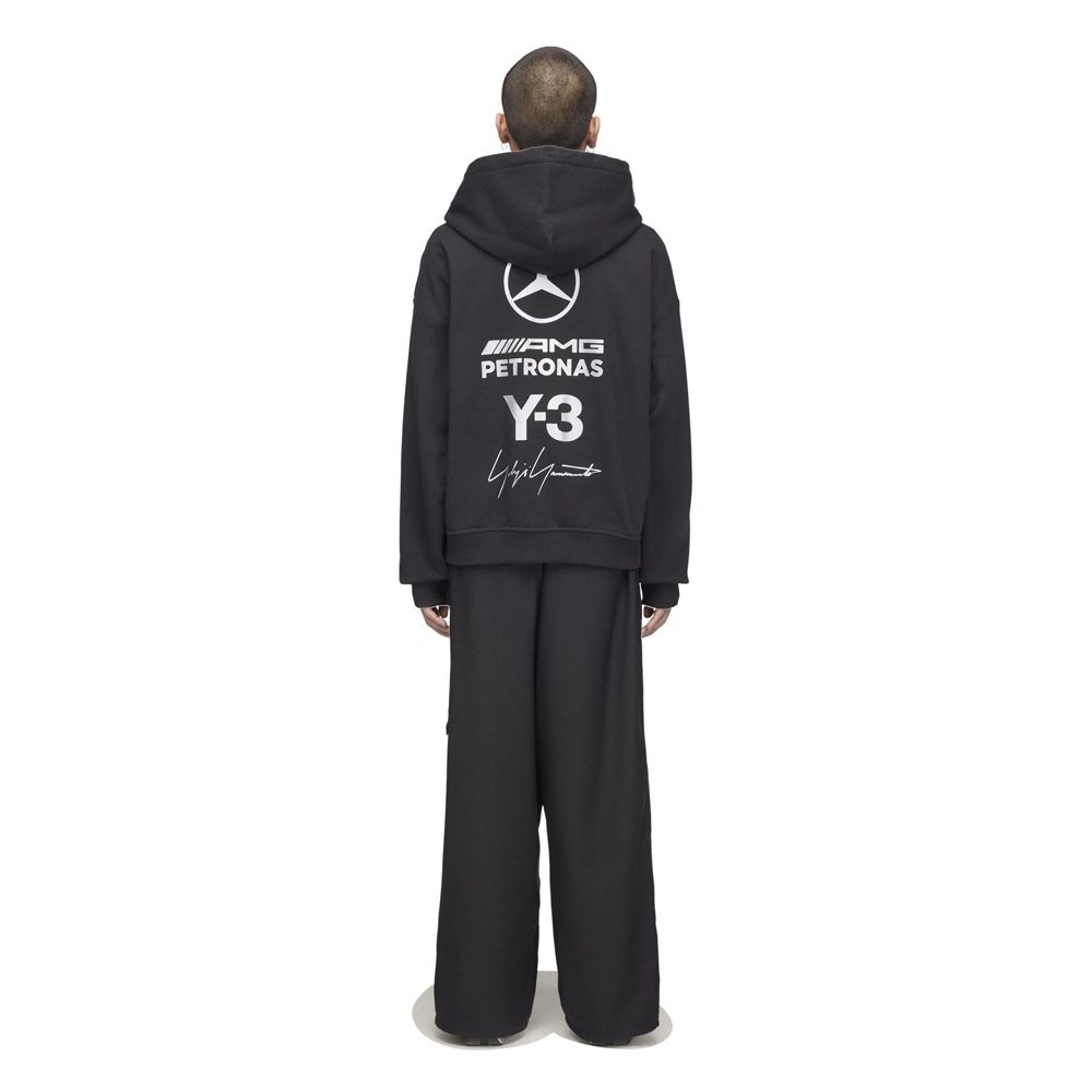 U F1 ZIP HOODIE - BLACK / ジップアップ パーカー / KR2242