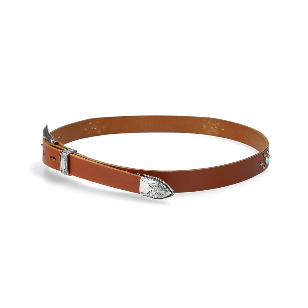 SD Belt #Western B Turquoise 1.00 - Light Brown / ベルト / BLZBE580