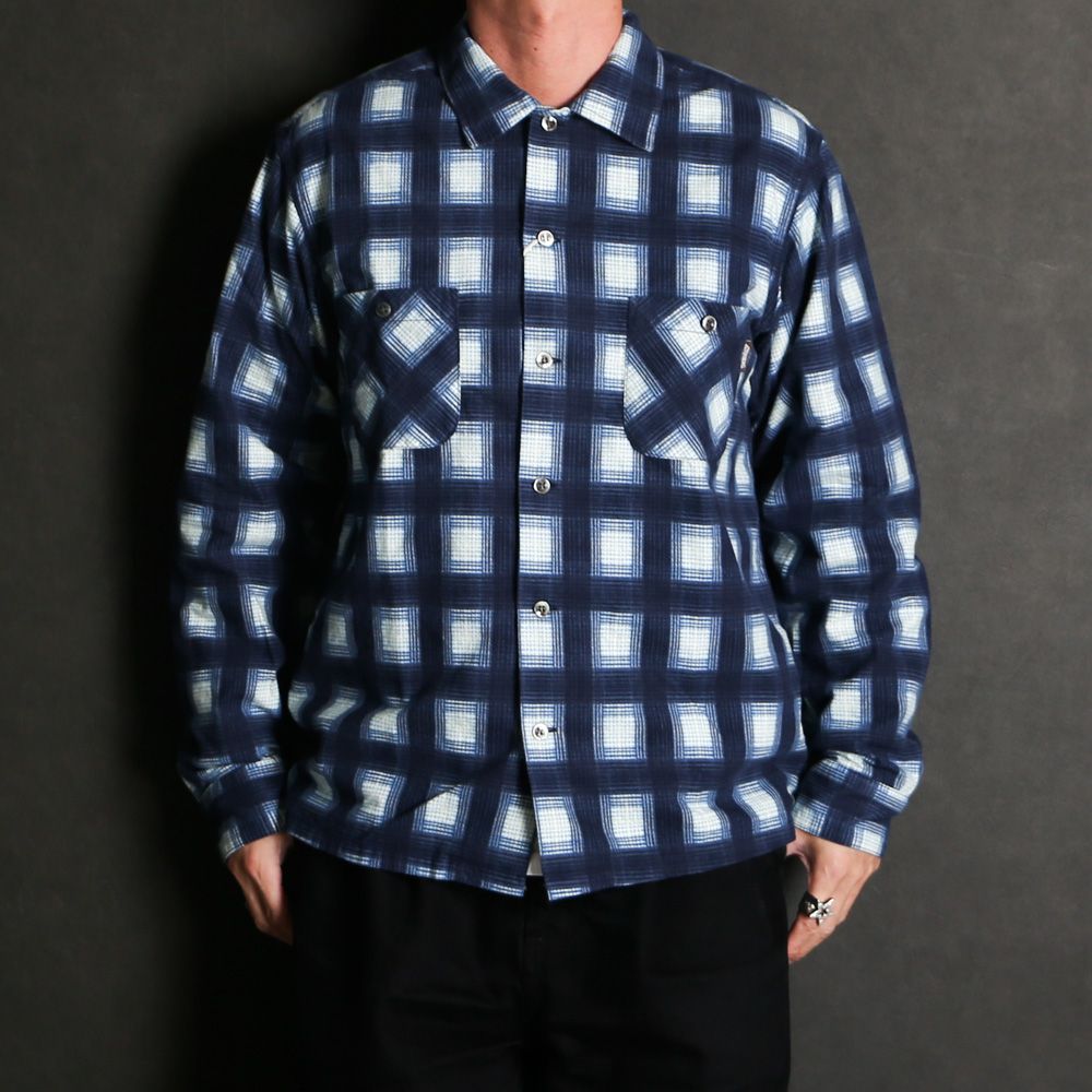 SD Print Flannel Check Shirt / フランネルシャツ / SHOLC300