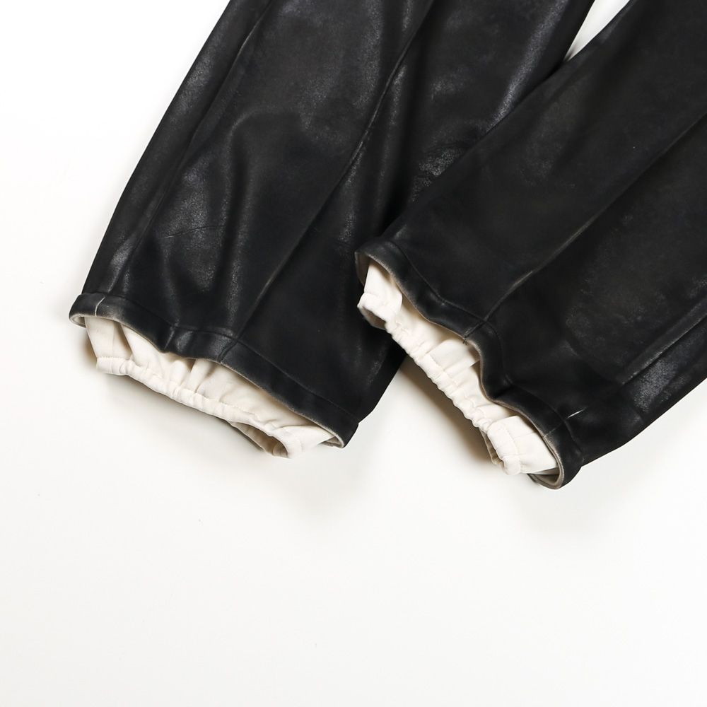 "LEATHER COATING JERSEY" EASY TROUSERS / トラウザー / TA24SS-PT091