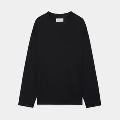 COMFORT FIT Tee L/S - BLACK / オーガニックGIZA 80/3 天竺 サバイバルクロス® - コンフォートフィットTee L/S / A26A19CS01C