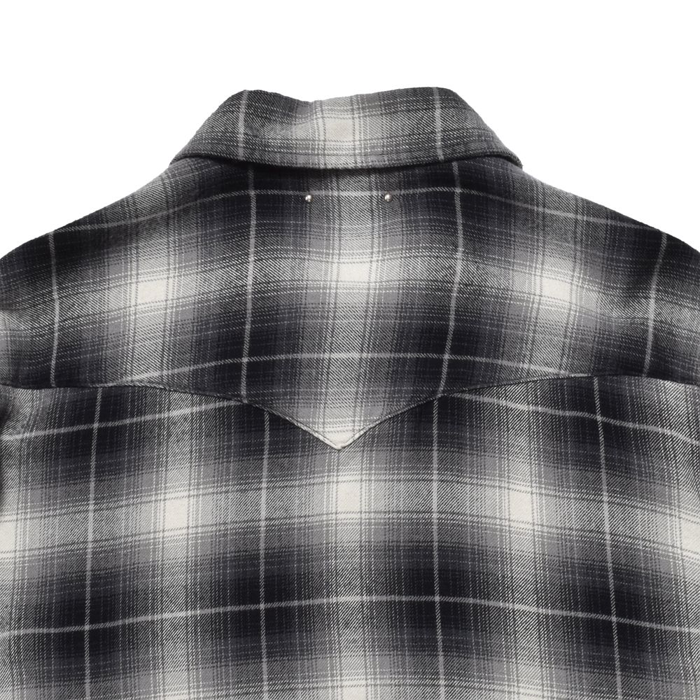 R.Flannel Ombre Western Shirt  - BLT / MDFBF10502