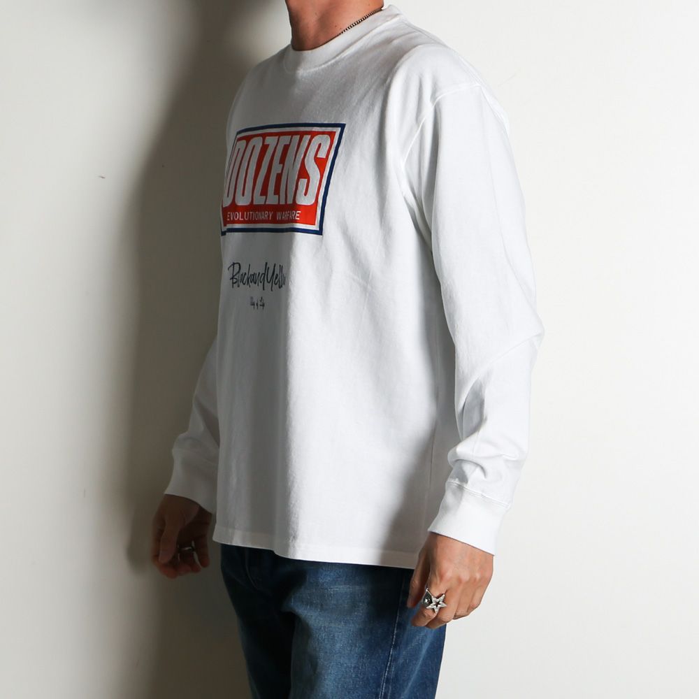 FRAME DOZENS L/S TEE - WHITE / ロングスリーブ Tシャツ / 26'RTC-0302