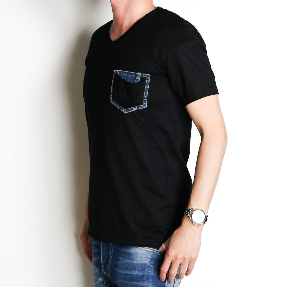 denim pocket-T / デニムポケット カットオフTシャツ / 7943 lj91t