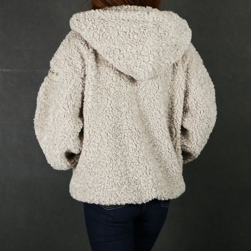 【レディース】 IPAMA イパマ - L.GRAY / ボア フードブルゾン (フリース) / LJXA0042033588