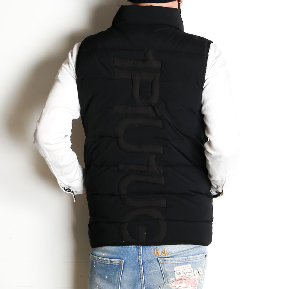 BIG LOGO INNER COTTON VEST / バックロゴ 中綿ベスト / USO-21068