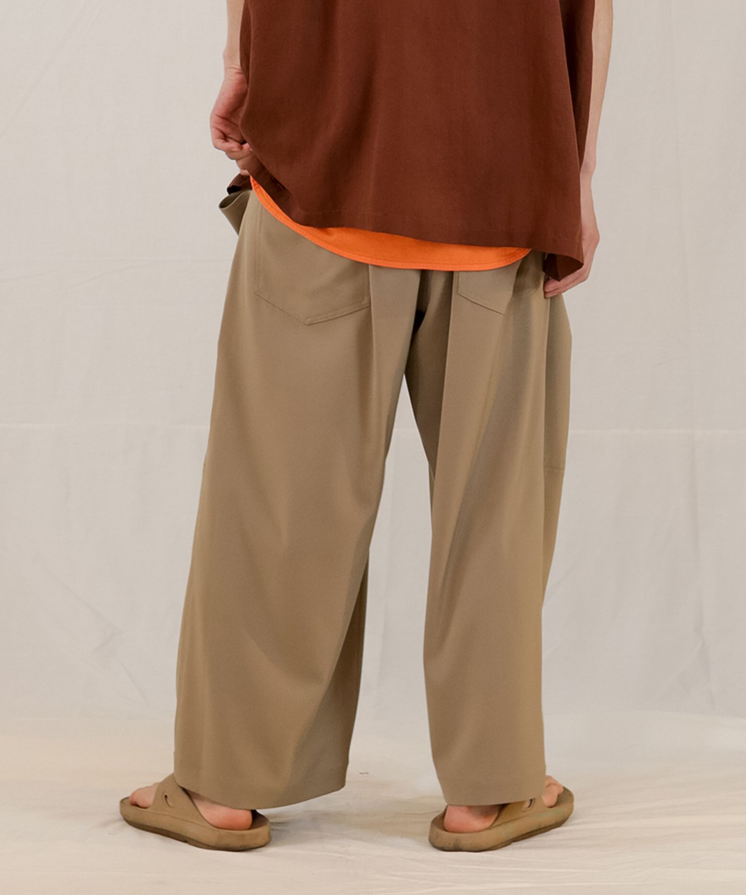 NOIE DESIGN SEAM WIDE PT / ワイドパンツ / 479118