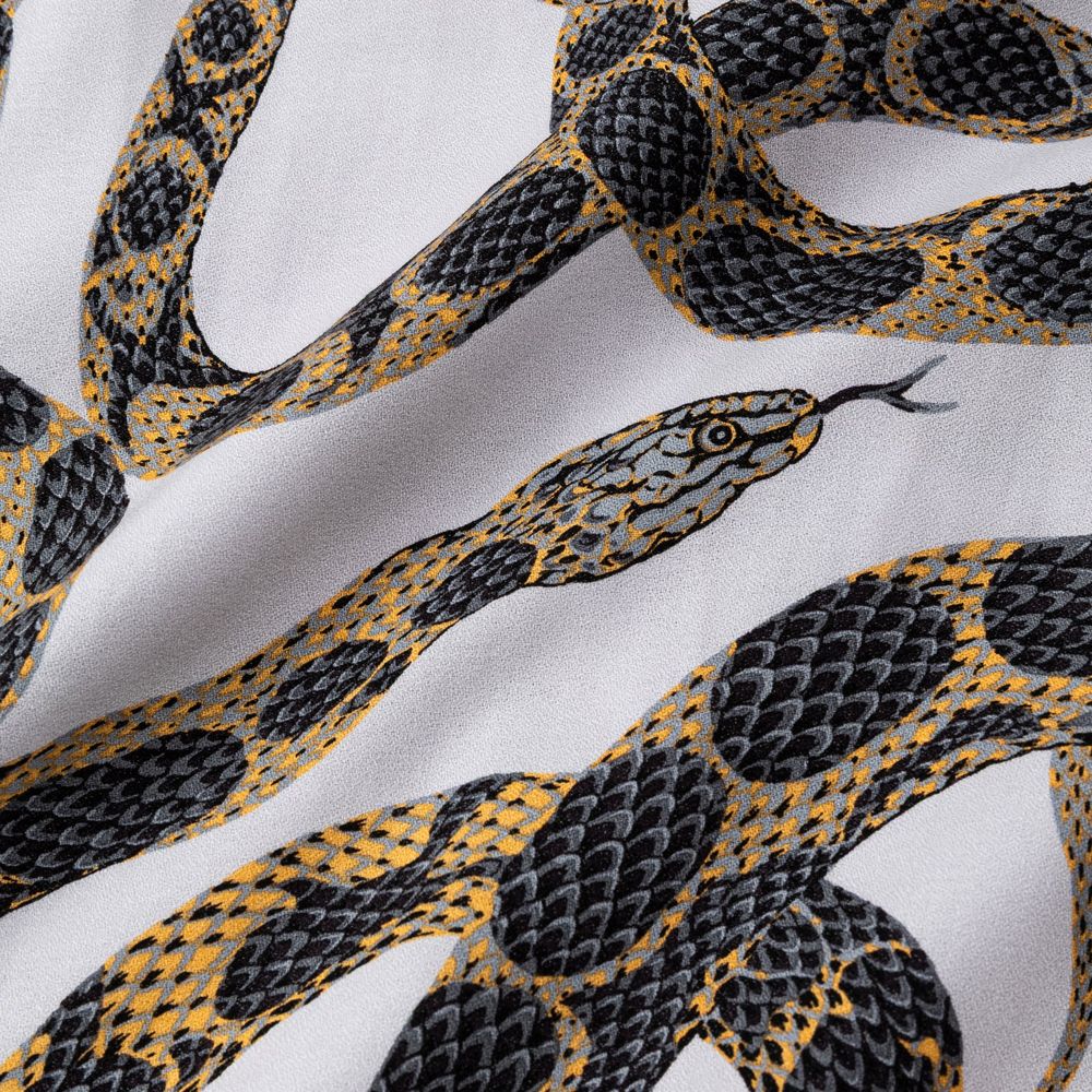 ALLOVER SNAKE PATTERN S/S SH / スネークパターン オープンカラーシャツ / CL-26SS007ULT