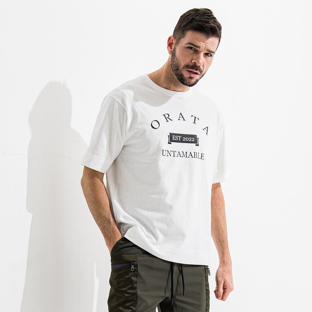vintage college crew T / オーバーサイズ カレッジTシャツ / OR2-T-001