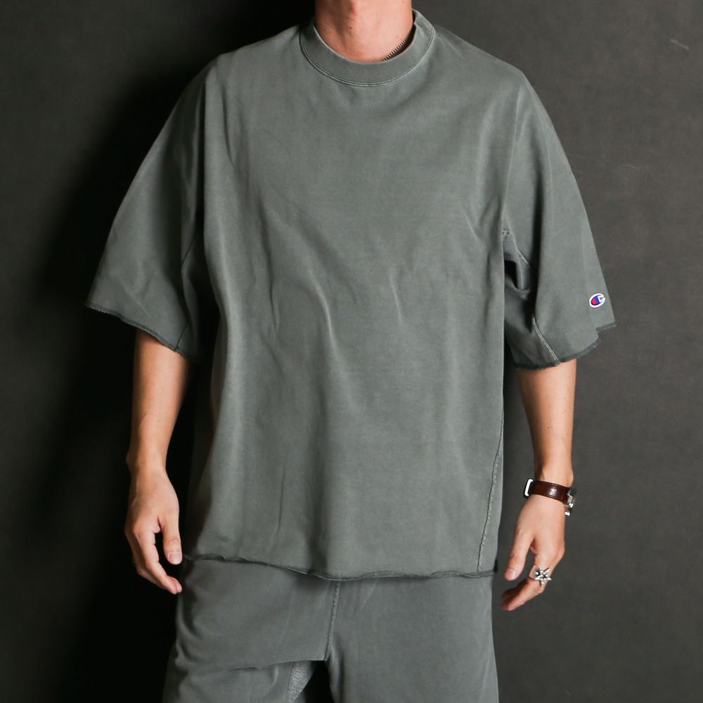 × Champion / T-SHIRT - GRAY / C8-D357