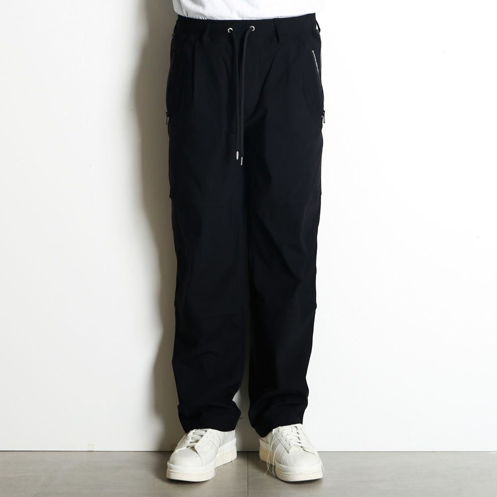 Johnson LINE WIDE PT - BKBK / ジョンソンラインワイドパンツ / RC39-ST-009WT