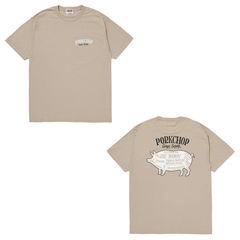 PORK BACK TEE - SAND / ショートスリーブTシャツ