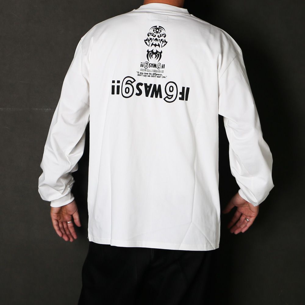" HIDEANDSEEK × Toru Nishiura " / The H&S L/S Tee - WHT / Tシャツ / H30th-091426