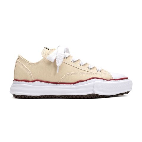 "PETERSON" original sole canvas lowcut sneaker - NATURAL / A04FW729