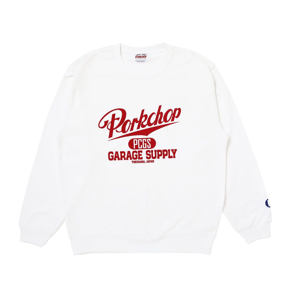 SCRIPT COLLEGE SWEAT - WHITE / スウェット