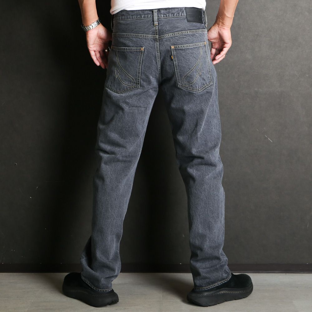 【RONRON】 PATCH ROLL UP DENIM PANTS ドット デニム CHANGES VINTAGE REMAKE REGULAR FIT DENIM JOINT PANTS