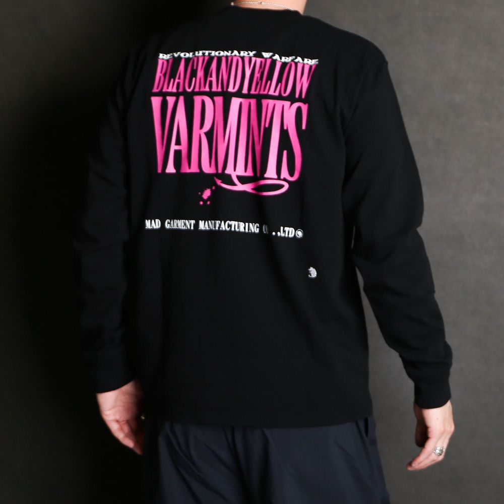 人気新品入荷 VARMINTS - RATS POCKET 23 / Tシャツ ロングスリーブ / TEE L/S トップス
