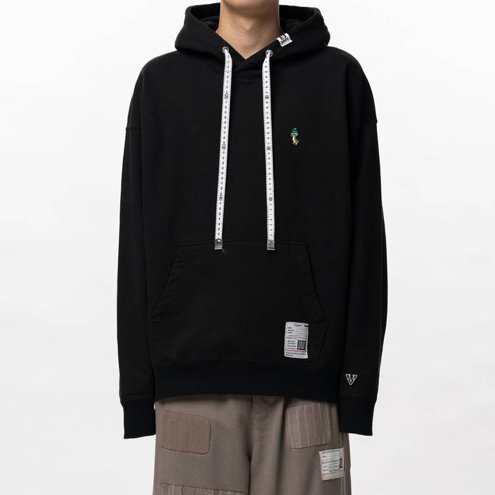 Leon Embroidery Hoodie - BLACK / レオン エンブロイダリー フーディー / J16HD791