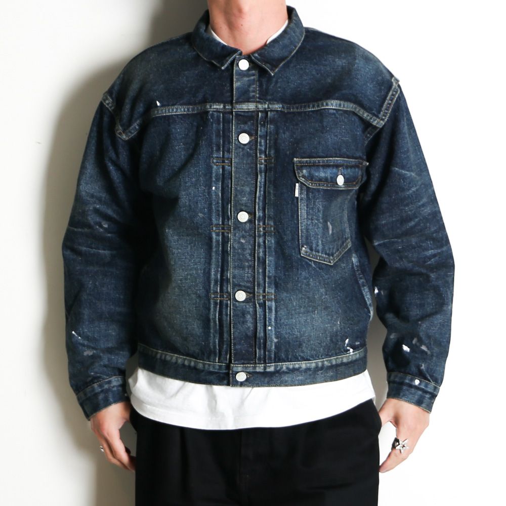 【ラスト1点-サイズM】 #001 T-BACK DENIM JACKET / 2026JK-YY-0001