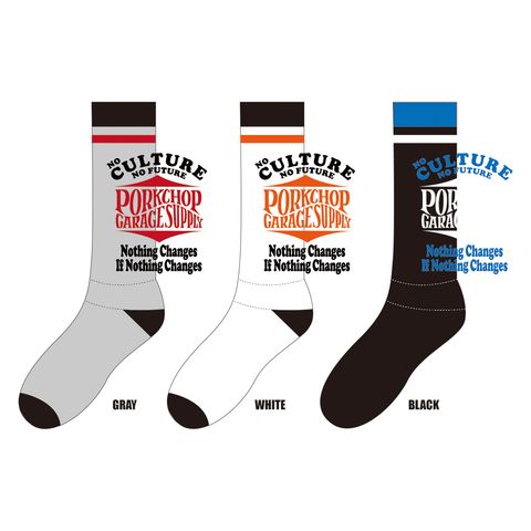 WAVE LOGO SOX / ソックス