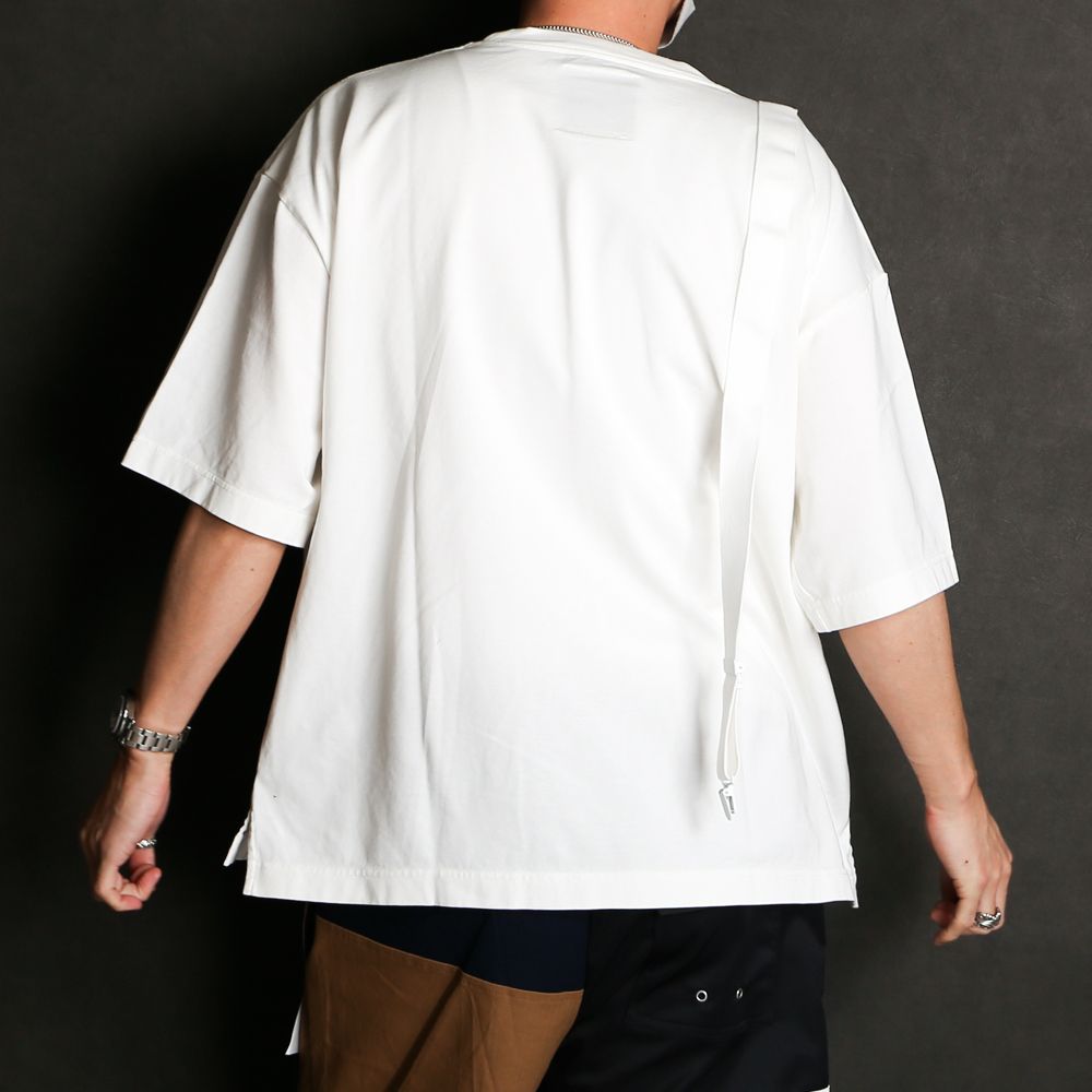 解体と再生! MIHARA YASUHIRO クルー アヒル プリント Tシャツ 解体と再生! MIHARA YASUHIRO クルー アヒル プリント Tシャツ