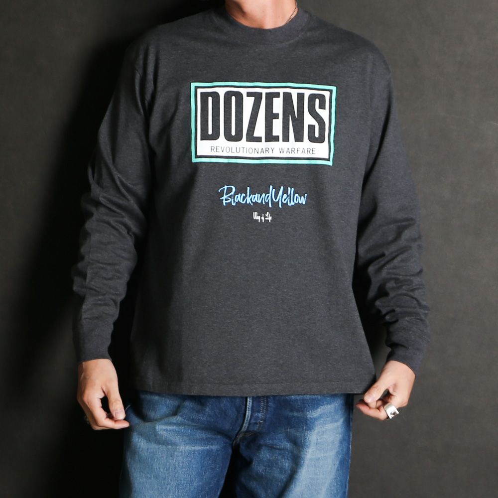 FRAME DOZENS L/S TEE - CHARCOAL / ロングスリーブ Tシャツ / 26'RTC-0302