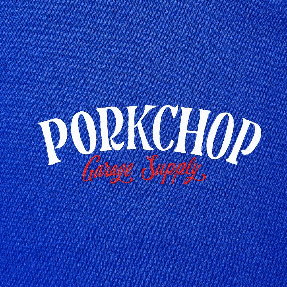 PORK BACK TEE - BLUE / ショートスリーブTシャツ