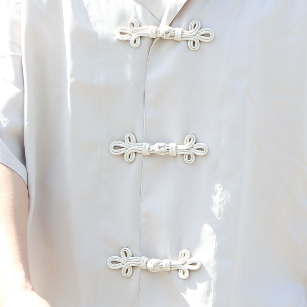 Short sleeve flog button shirt / オープンカラーシャツ / SN-427B