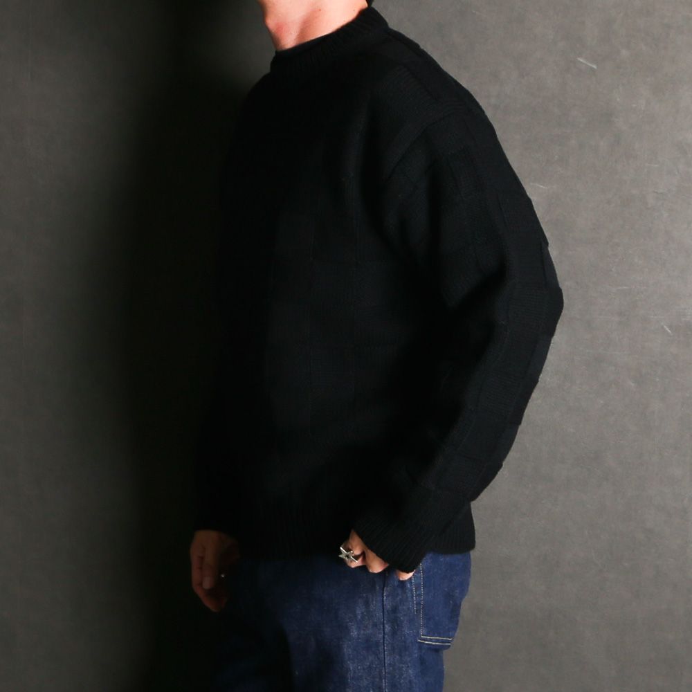 SWEATER CHECKER / クルーネックニット - チェッカー / 1252035