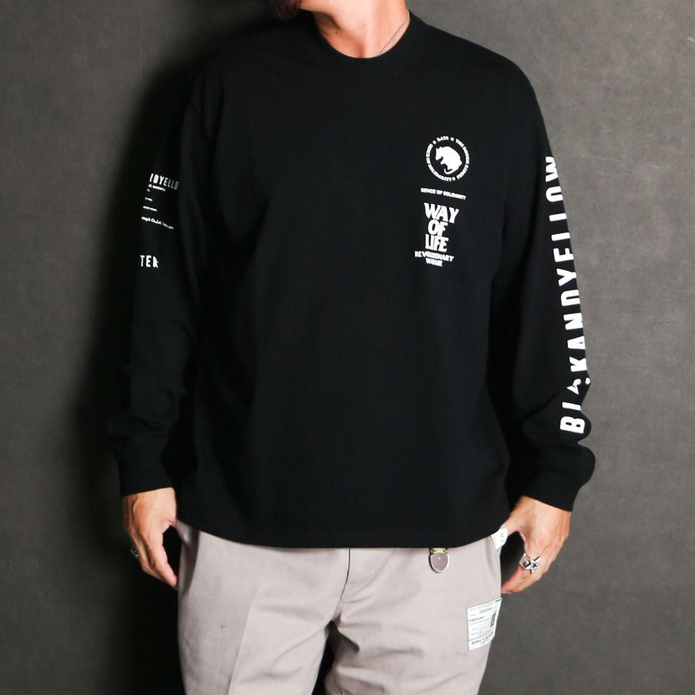 MC L/S TEE - BLACK / ロングスリーブ Tシャツ / 26'RTC-0802