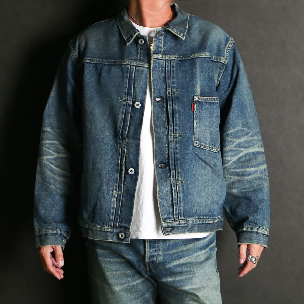 MVC type-I tracker jacket (used washed) - Indigo / デニムジャケット / MVC-JK02
