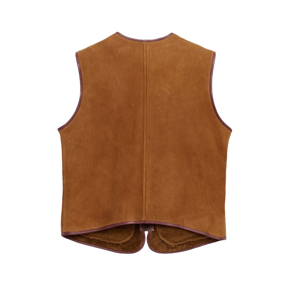 Vegan Mouton Vest - Brown  / GD0487