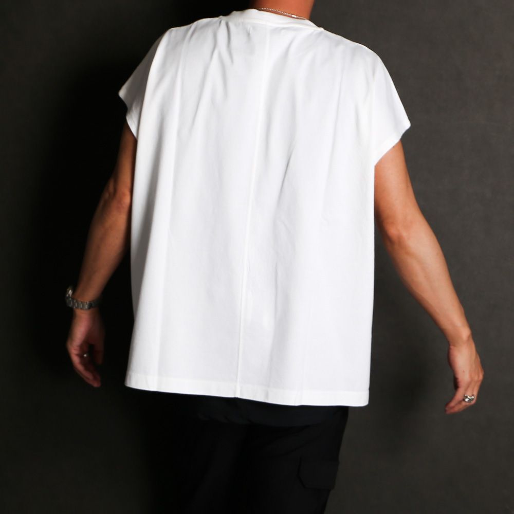 MINEDENIM - Big Nosleeve T-SH - WHT / 2404-6003 | chemical conbination