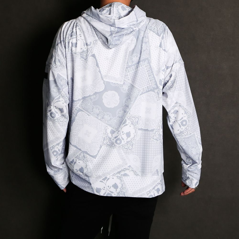 Paisley RUSH loose hoodie / ラッシュガード ルーズパーカー / RC24-C-001
