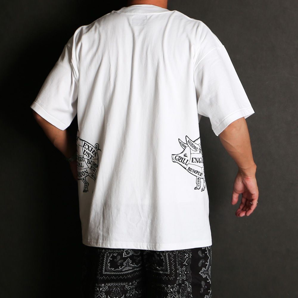 PORKCHOP - MULTI LOGOS TEE 2025 - WHITE / ショートスリーブT