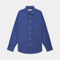 REGULAR COLLAR SHIRT - BLUE / オーガニックコットンシルク120/2タイプライター - レギュラーカラーシャツ / M25C13SH01C